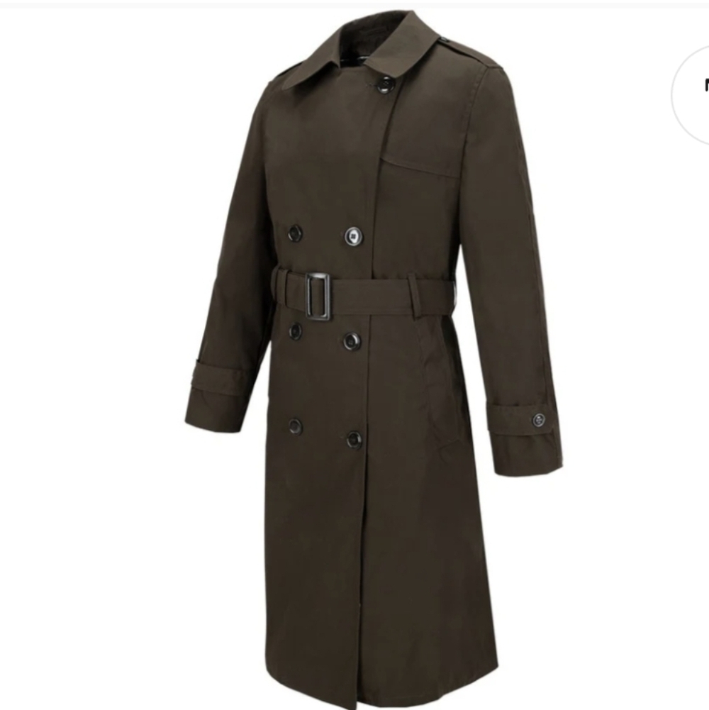 American Apparel Team Soldier Certified Gear Double Breasted Trench Coat - Sz 10